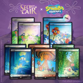 Magic the Gathering: Secret Lair Drop: Secret Lair x SpongeBob SquarePants: Lands Under the Sea (Foil)