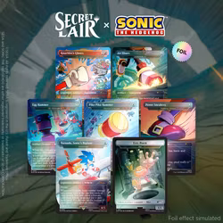 Magic The Gathering: Secret Lair x Sonic: Turbo Gear [Foil]