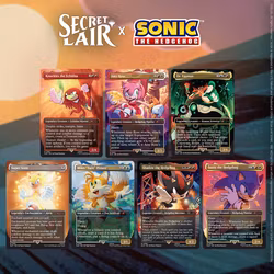 Magic The Gathering: Secret Lair x Sonic: Friends & Foes