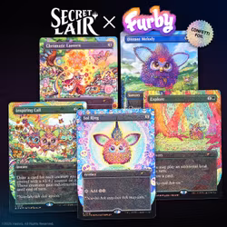 Magic The Gathering: Secret Lair x Furby: Doo-ay Noo-lah Confetti [Foil]