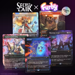 Magic The Gathering: Secret Lair x Furby: Furbys: The Gathering Confetti [Foil]