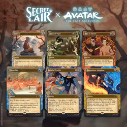 Magic The Gathering: Secret Lair Drop: Avatar: One with the Elements