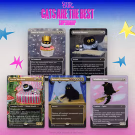 Magic The Gathering: Secret Lair Drop: Purr Majesty