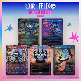 Magic The Gathering: Secret Lair Drop: Felix the Cat: Magic Bag of Tricks Foil
