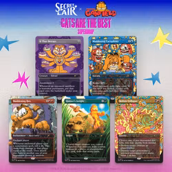 Magic The Gathering: Secret Lair Drop: Garfield: Our Only Thought is to Entertain You