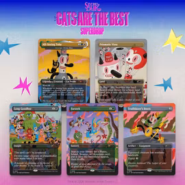 Magic The Gathering: Secret Lair Drop: Toby’s Journey by Gary Baseman