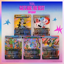 Magic The Gathering: Secret Lair Drop: Toby’s Journey by Gary Baseman Foil
