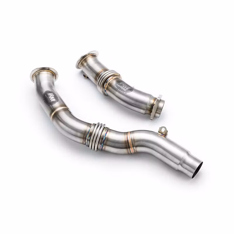 BMW F80 F82 F83 M3 M4 S55 RM Motors downpipes