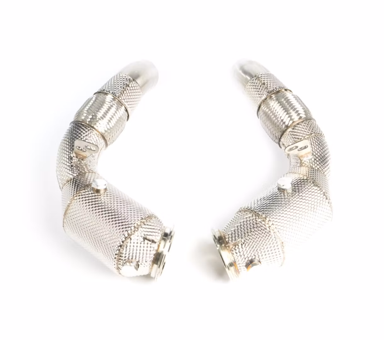 BMW S63tu M5 F10 M6 F12 Downpipes racekatalysatorer high-flow catsCTS Turbo
