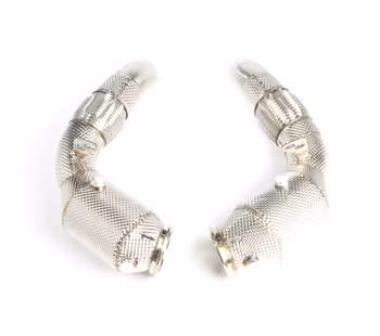 BMW S63tu M5 F10 M6 F12 Downpipes racekatalysatorer high-flow cats CTS Turbo