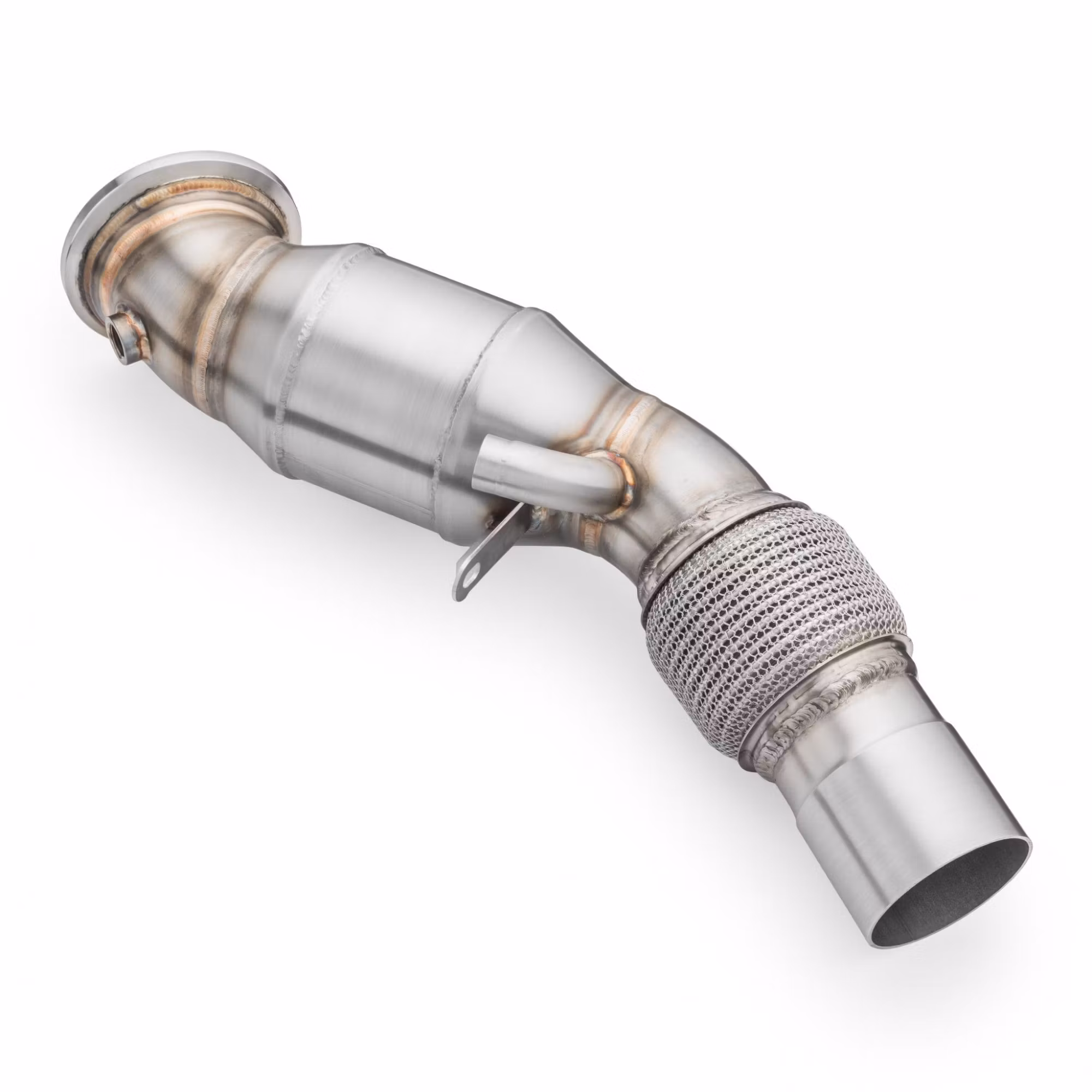BMW B48 F-serie Racekatalysator 200 cell 220i 330i 420i 430i RM Motors Downpipe