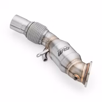 BMW B48 F-serie Racekatalysator 200 cell 220i 330i 420i 430i RM Motors Downpipe