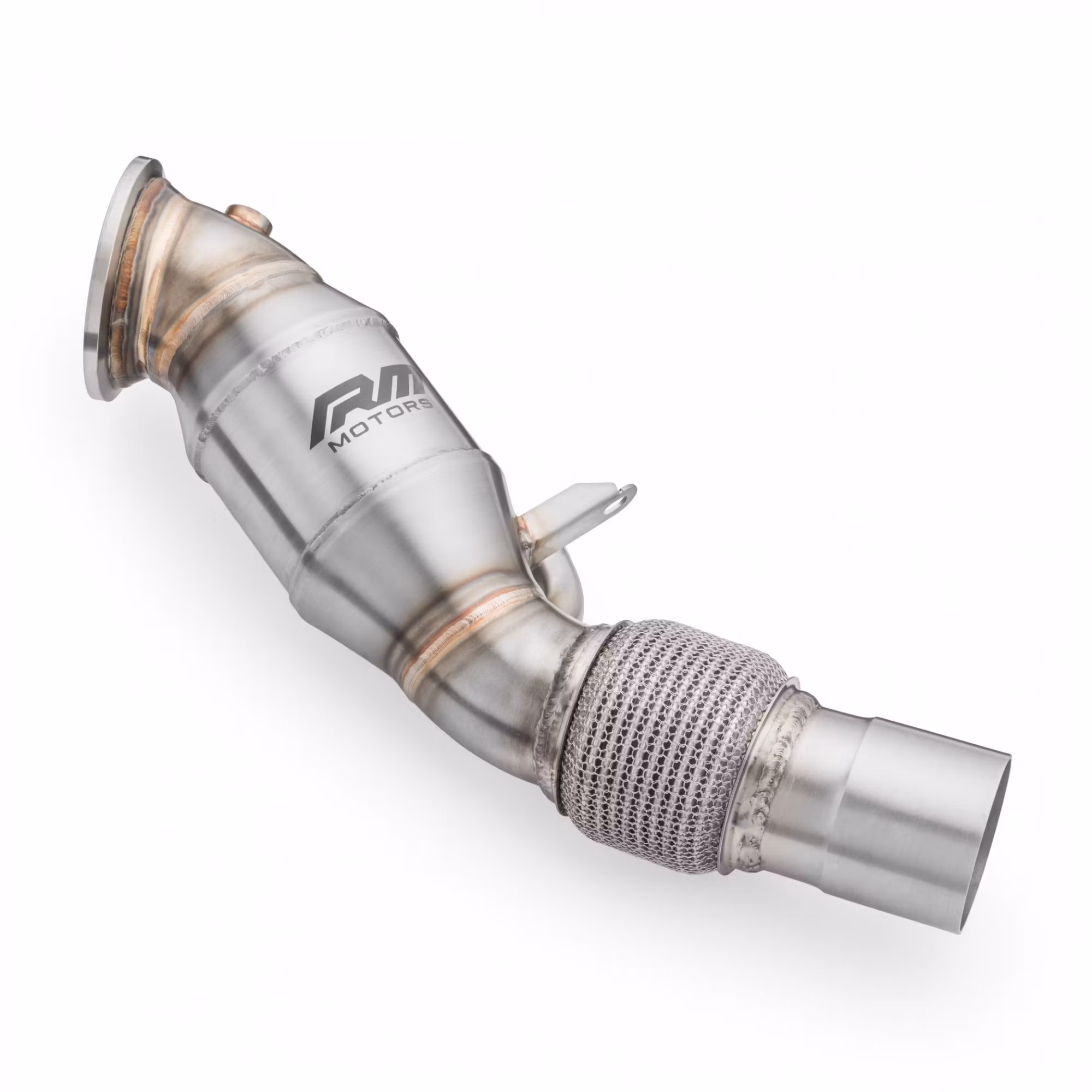 BMW B48 F-serie Racekatalysator 200 cell 220i 330i 420i 430i RM Motors Downpipe