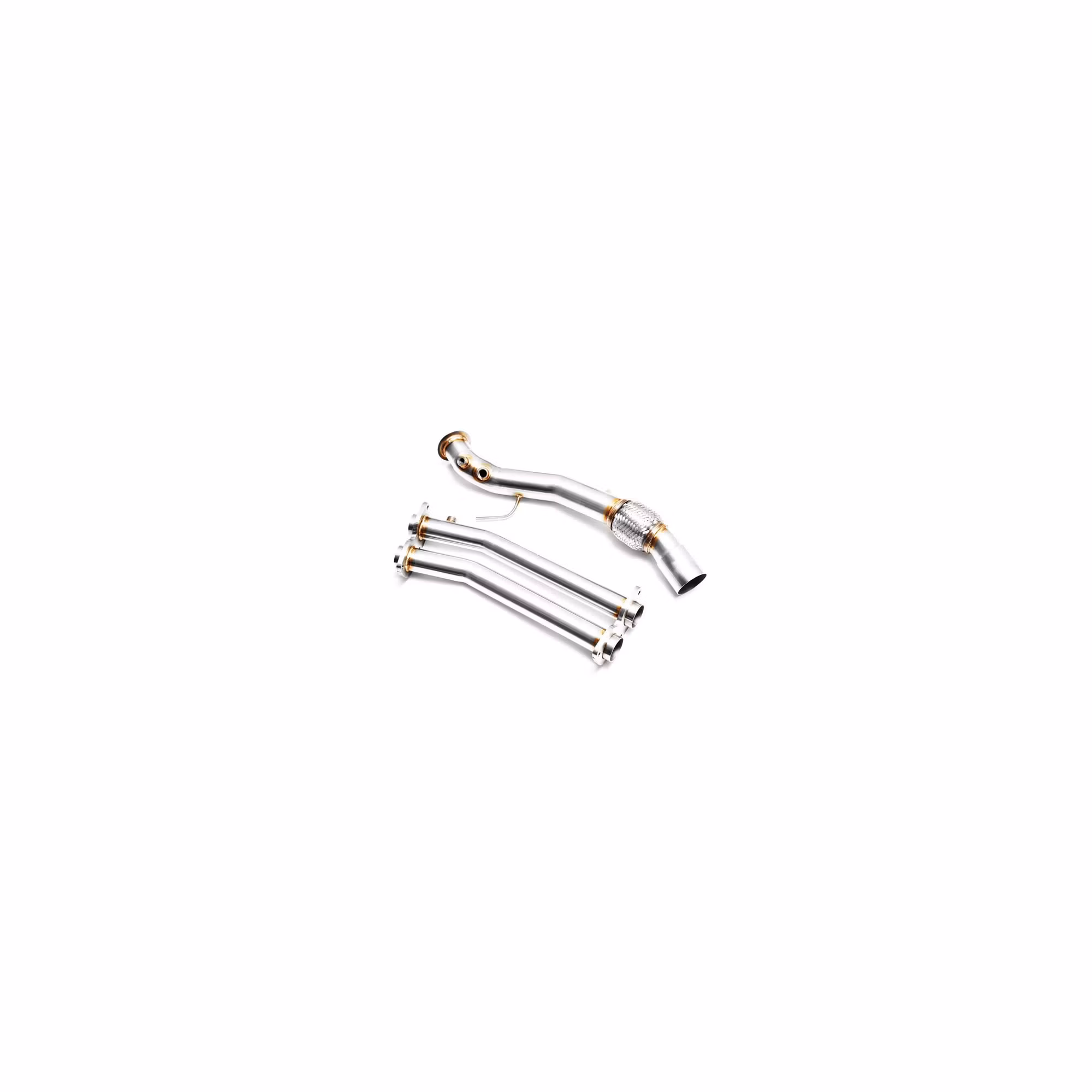 BMW M57N 535d E60 E61 272hk Downpipe set x2