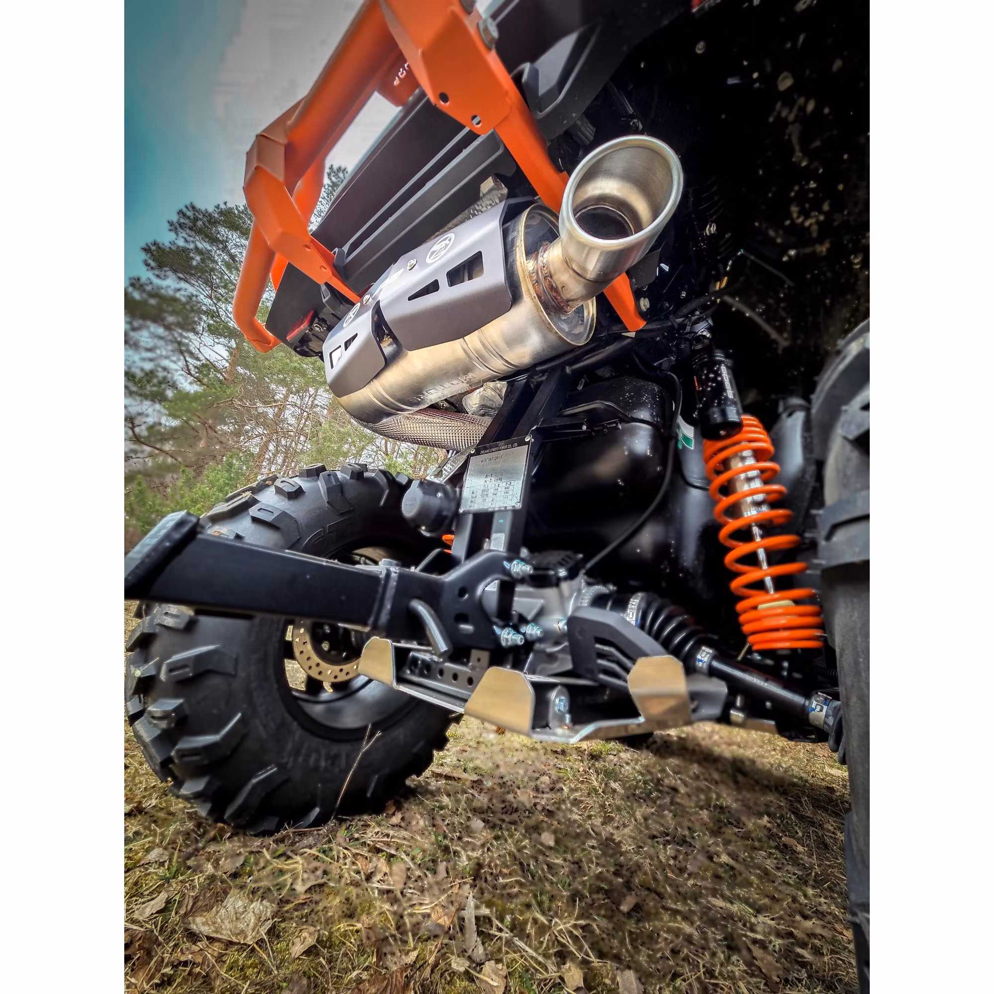 CF MOTO 850 1000 G3 avgassystem ljuddämpare RM Motors