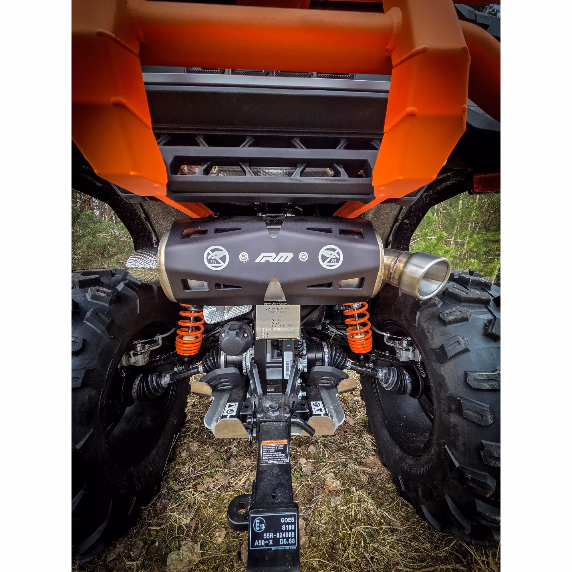 CF MOTO 850 1000 G3 avgassystem ljuddämpare RM Motors