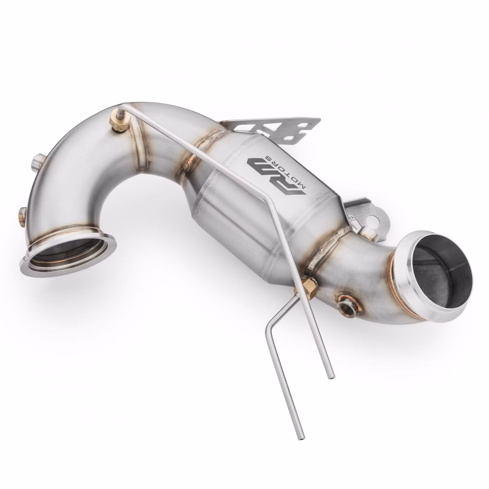 Mercedes CLA45 AMG 200 cell racekatalysator downpipe RM Motors