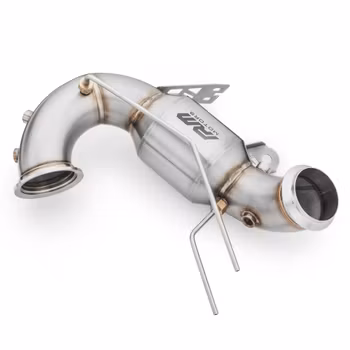 Mercedes CLA45 AMG 200 cell racekatalysator downpipe RM Motors