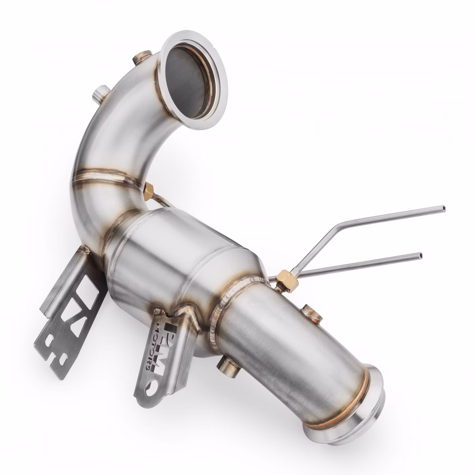 Mercedes CLA45 AMG 200 cell racekatalysator downpipe RM Motors