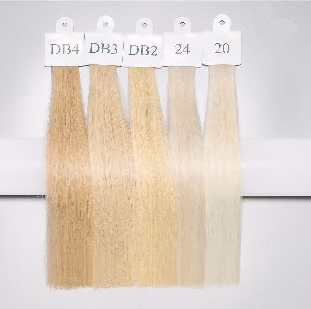 Invisible Tape in Extensions - #DB2 Bleach Blonde