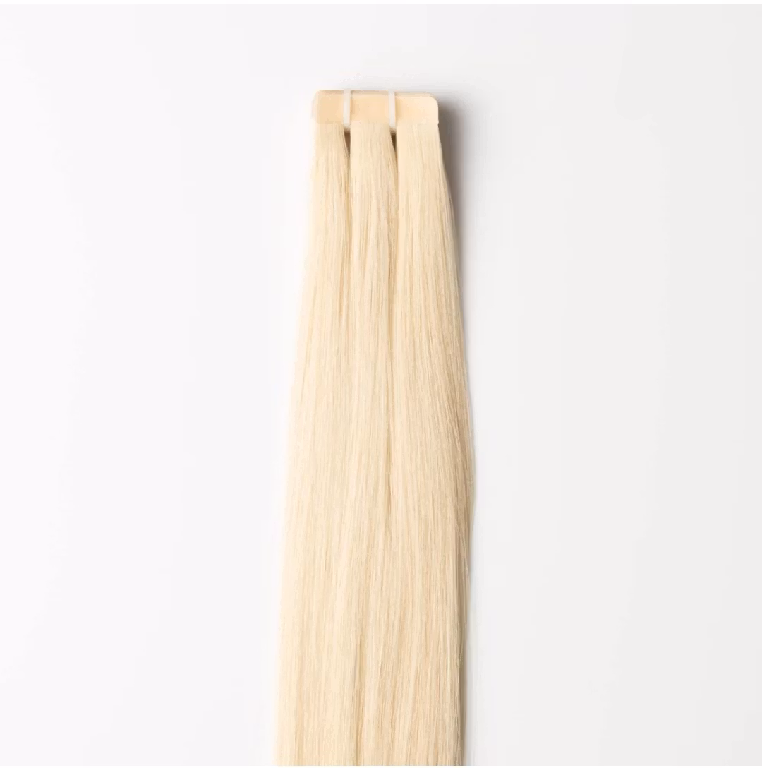 Invisible Tape in Extensions - #DB2 Bleach Blonde