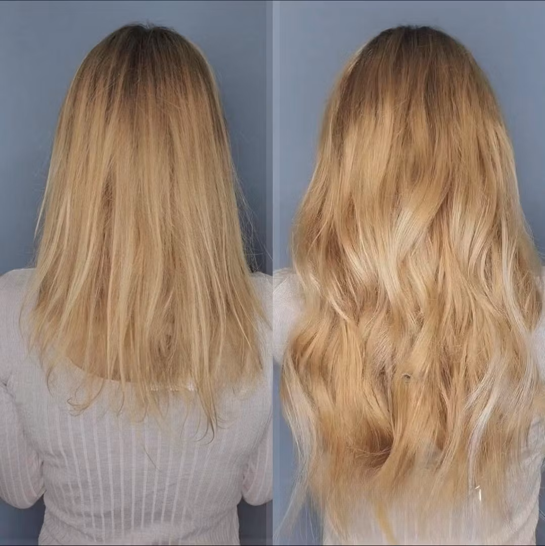 Invisible Tape in Extensions - #DB4 Natural Blonde