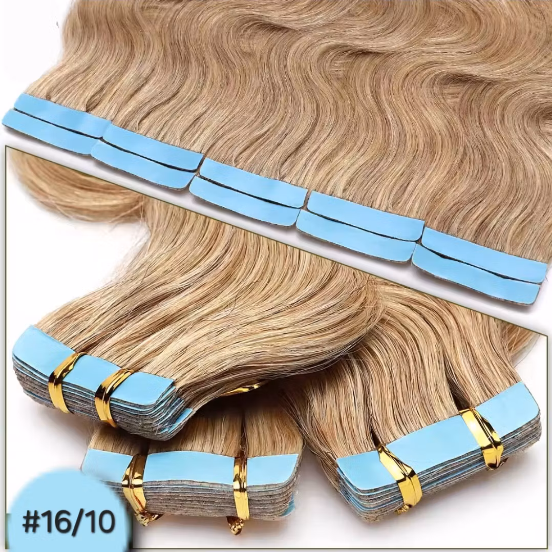 Invisible Tape in Extensions - Sandy Blonde #16/10