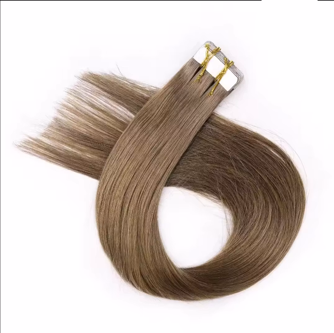 Invisible Tape in Extensions - Cold Lovely Brown #6/1