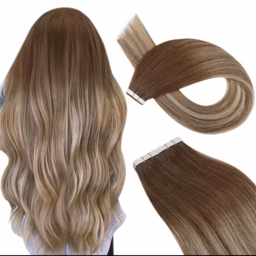 Invisible Tape in Extensions -# 6/60 Ombre