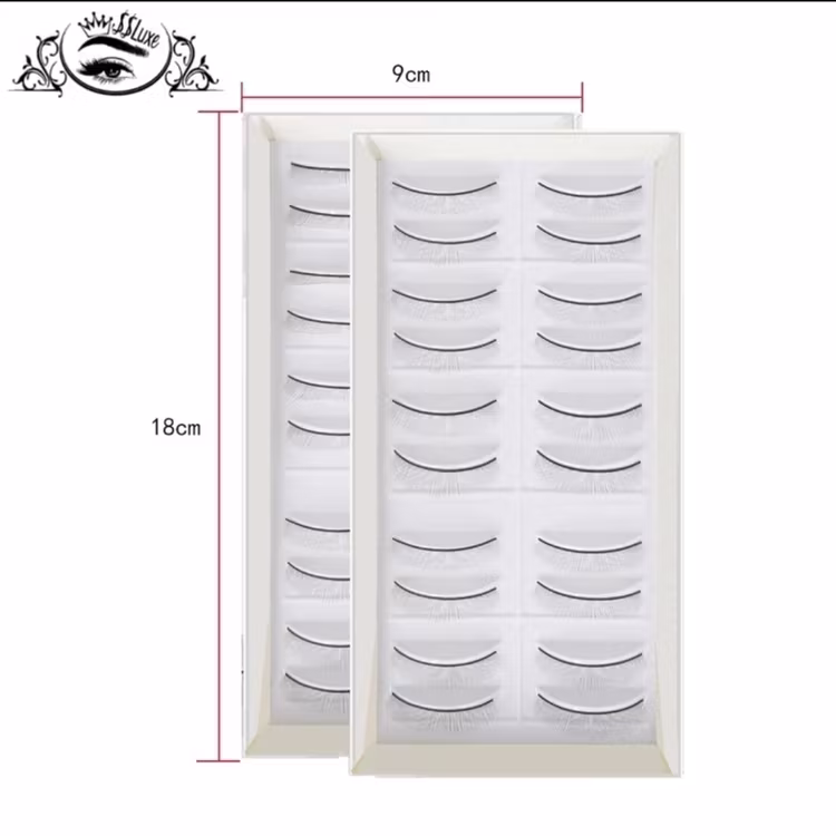 Övningsfransar Practice False Eyelashe 10 pairs