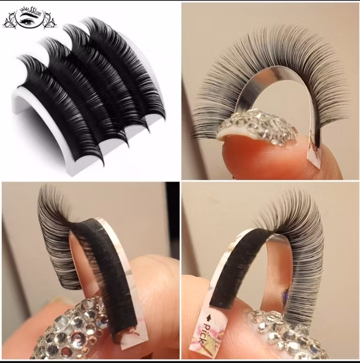 SS Luxe Fransar B böj 0.07 Premium Silk lashes 0.07-1.5 B curl 8-15 mm