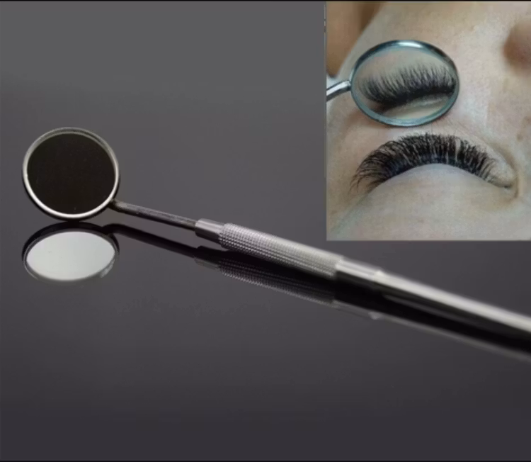 Stainless Steel Dental Mirror for checking eyelash extansion