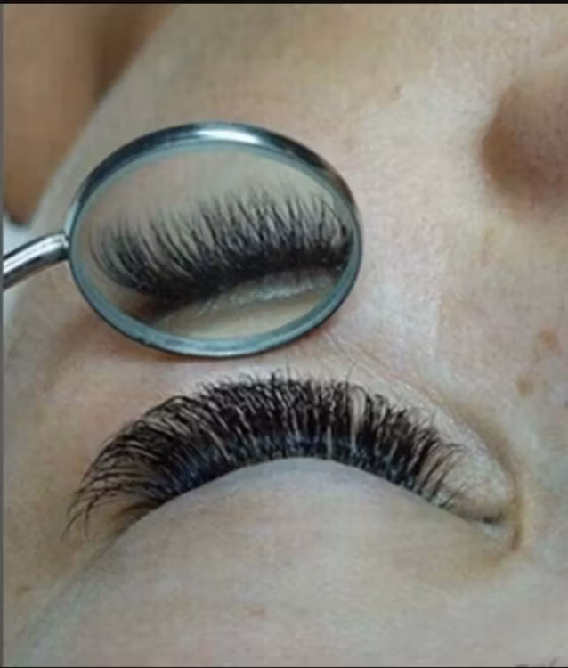 Stainless Steel Dental Mirror for checking eyelash extansion