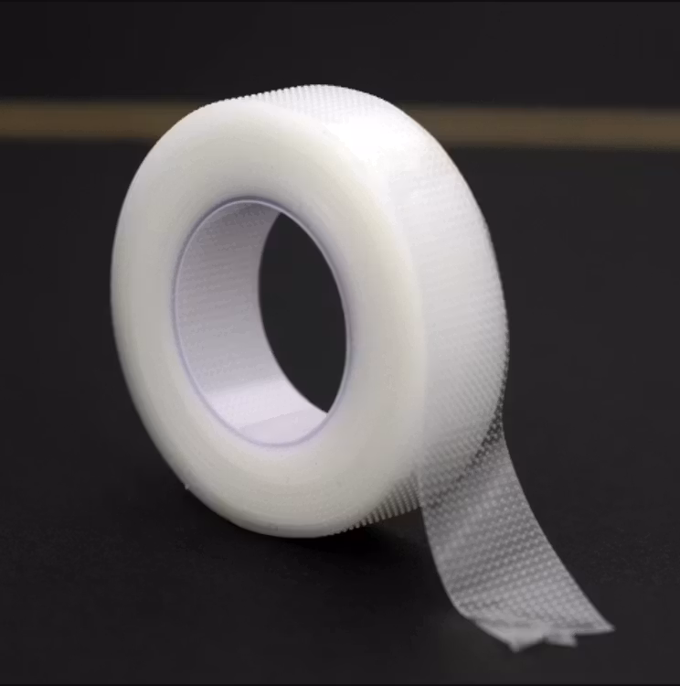 Tunn tejp med Plastig Yta 1,2cm Transparent Medical PE adhesive Tape