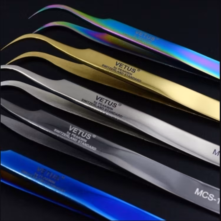 100% Original VETUS eyelash tweezer