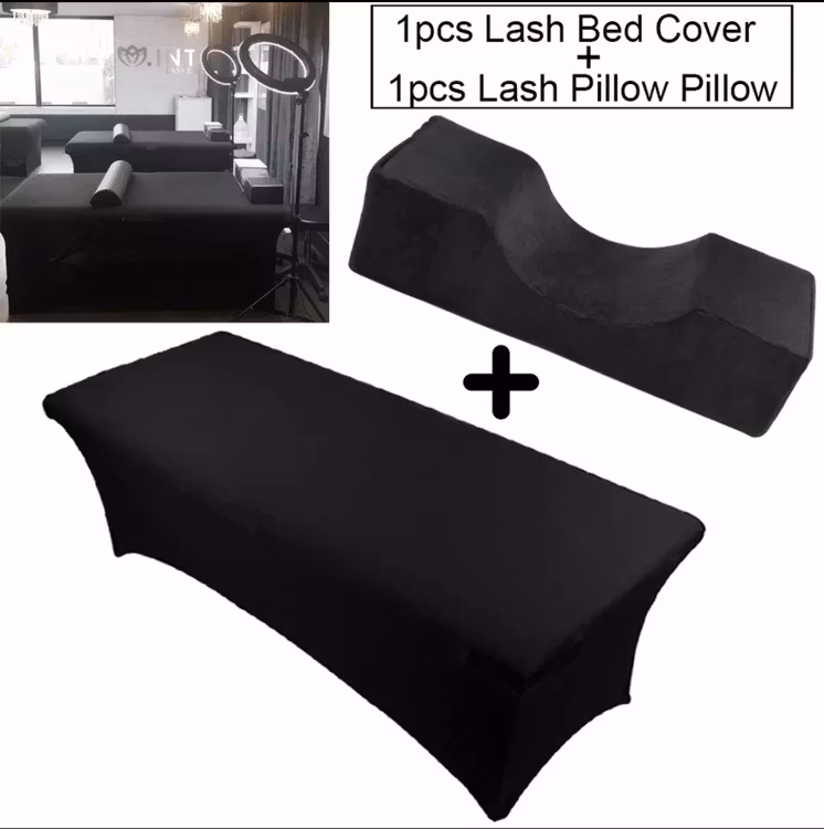 Lash Pillow and Elastic Sheet Bed