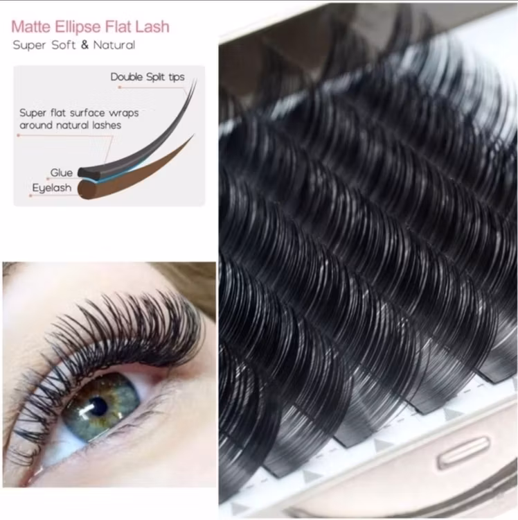 SS Luxe Flat fransar Mix 8-14mm