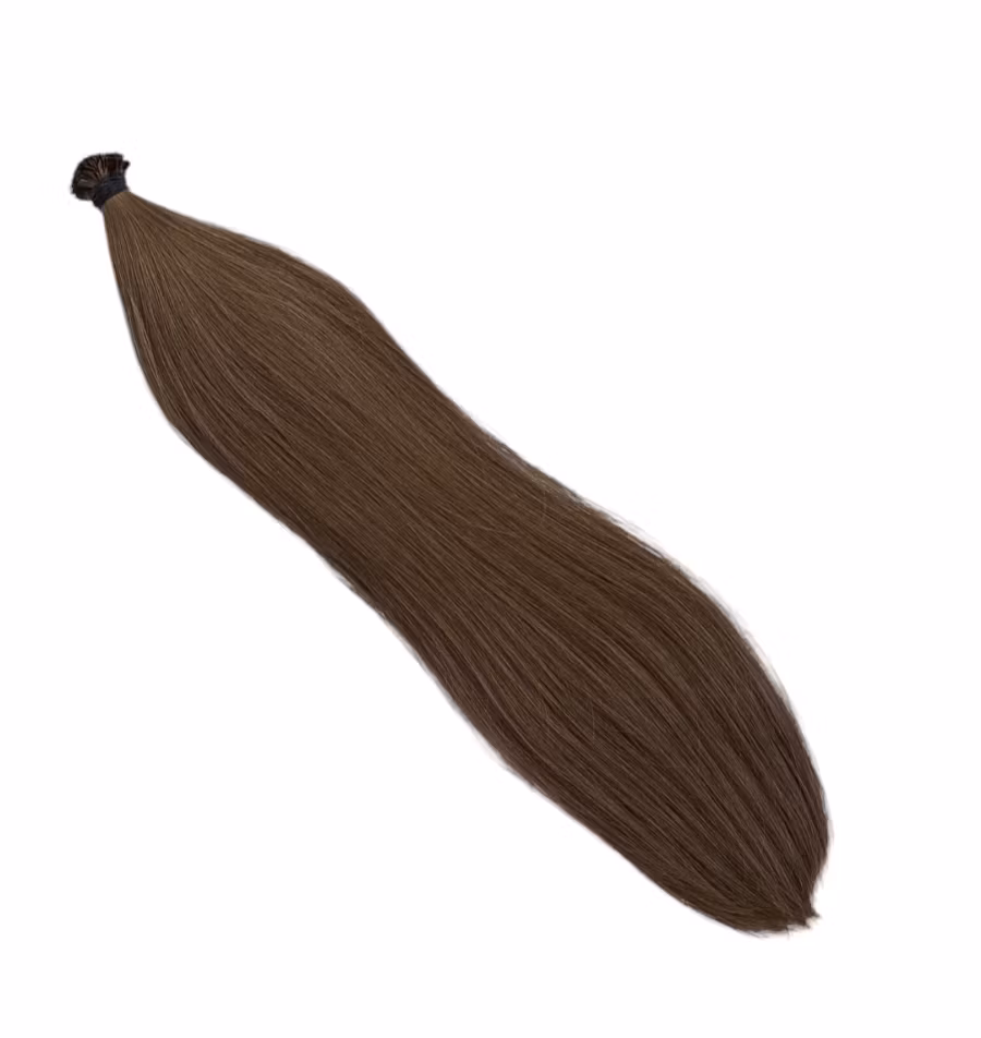 Keratin /Nail hair extensions  Flat-Tip # 8A ( Light Ash Brown)