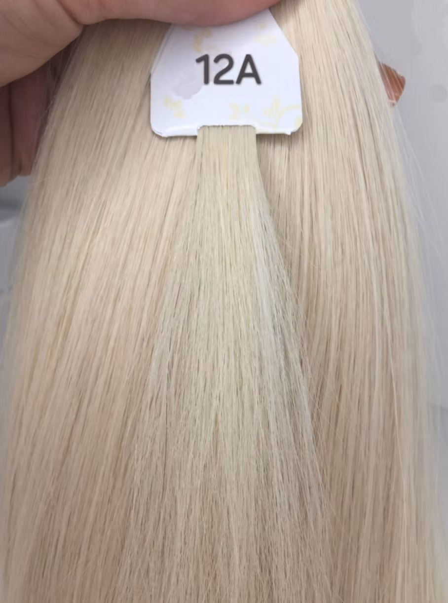 Keratin /Nail hair extensions  Flat-Tip # 12А ( Pour Blond)
