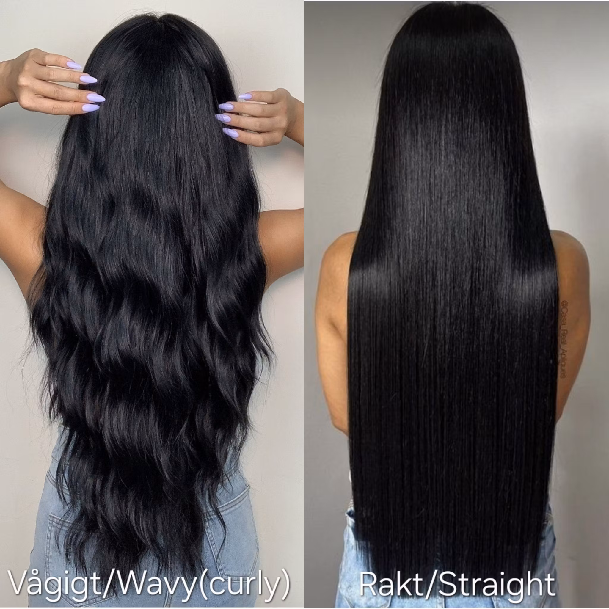 Tape Extensions #1N Pure Midnight Black