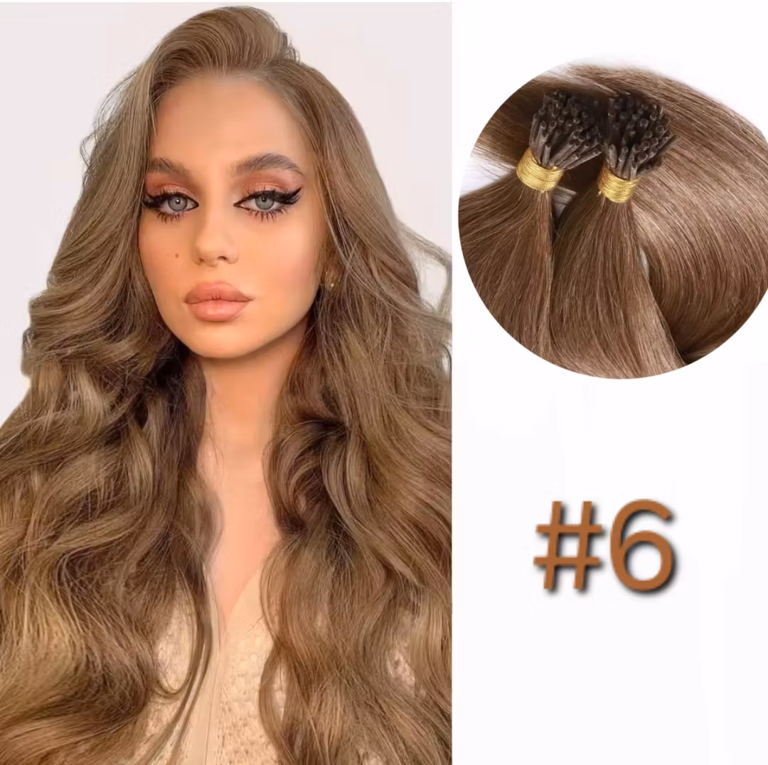 Microring extensions - # 6 Light Brown
