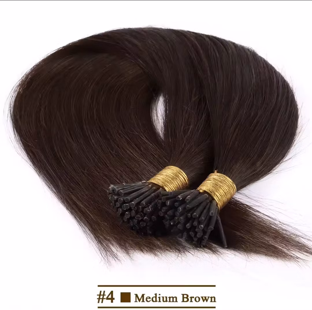 Microring extensions - # 4 Medium Brown