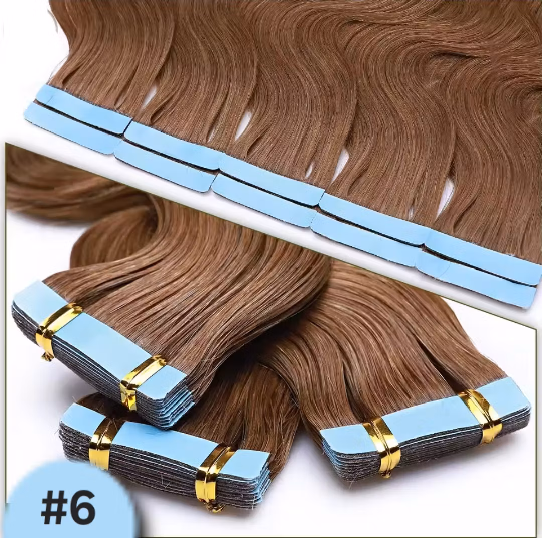 Tape Extensions - Lovely Brown #6
