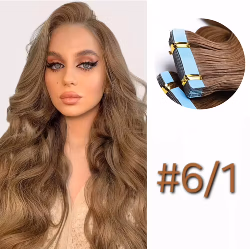 Tape Extensions - Cold Lovely Brown #6/1