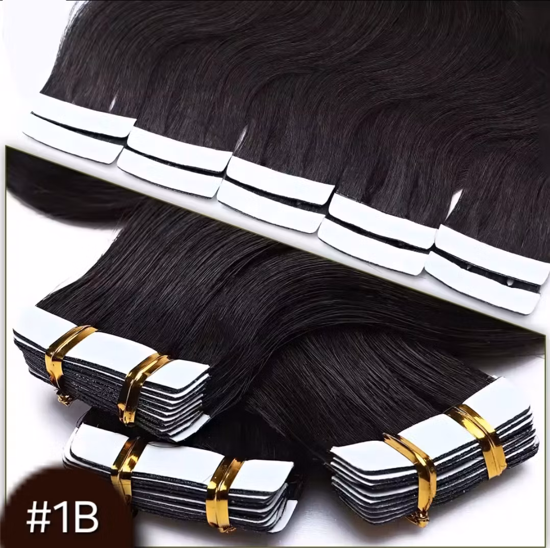 Tape Extensions - #1B Midnight Brown
