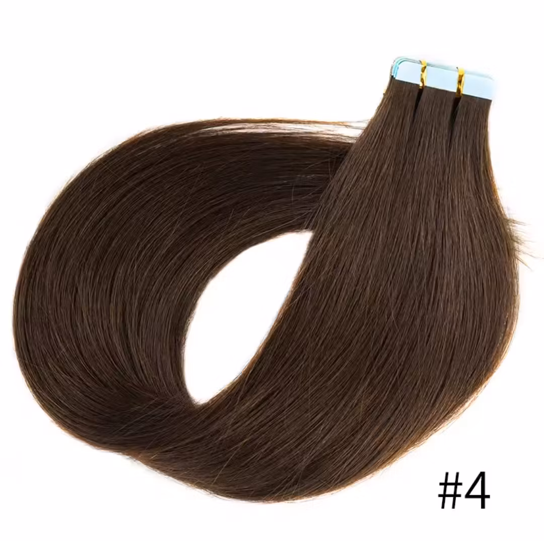 Tape Extensions - #4 Chocolate Brown