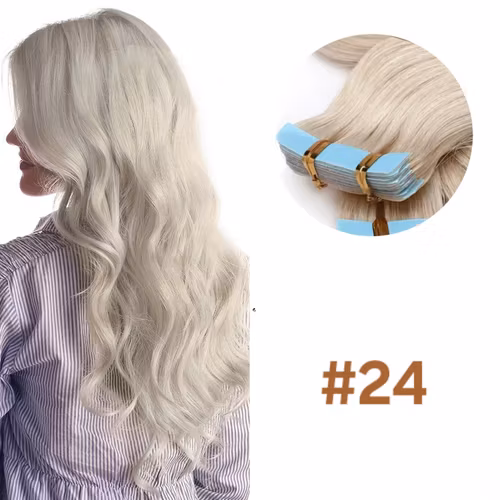 Tape Extensions - #24 Light Ash Blonde