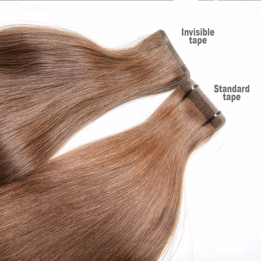 Invisible Tape in Extensions - Cold Lovely Brown #6/1
