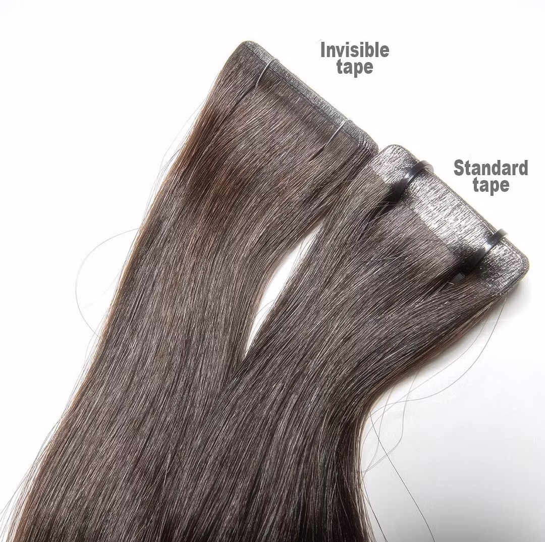 Invisible Tape in Extensions #1N Pure Midnight Black