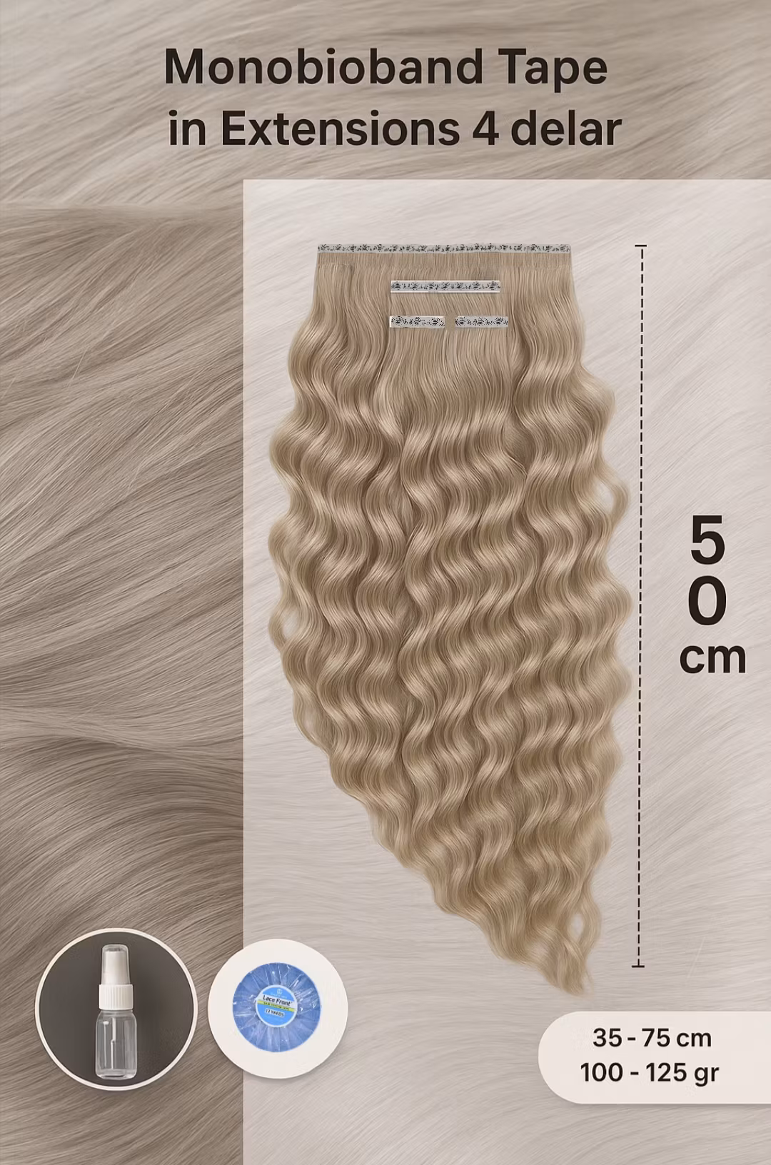 Monobioband Tape in Extensions -#